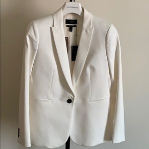 J.Crew white lined cotton blazer